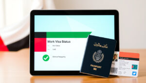 التحقق من حالة تأشيرة العمل الإماراتية أونلاين: دليل 2026